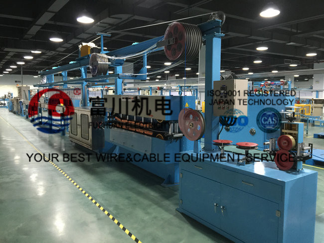 Automobile Wire / Plastic Insulating Wire Extrusion Machine With Screw Dia 60mm