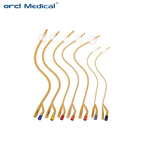Мужчина Женщина Латексный Катетер Фоли / Стерильный Катетер Фоли OEM Доступен