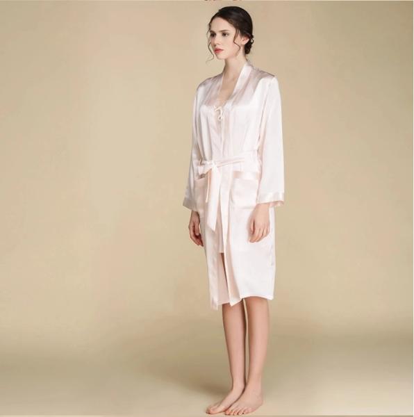 Woven Sleeveless Mulberry Silk Nightgown For Sleeping Plus Size