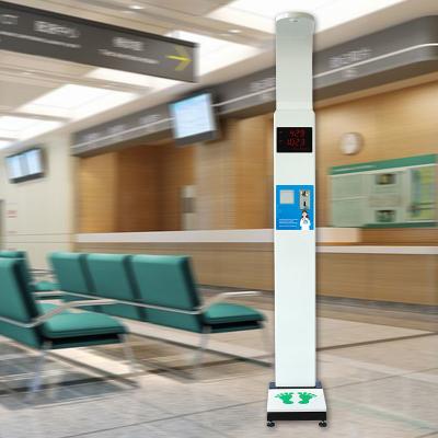 Coin Operated Medical Height And Weight Body Scale Ultrasound Intelligent Voice