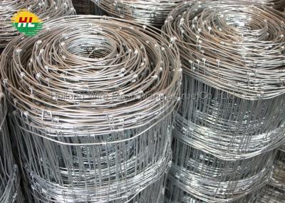 Cercas galvanizadas mergulhadas quentes de grande resistência da pastagem, fio Mesh Field Fence da cabra da junção de dobradiça do fio da altura 2mm de 0.9m