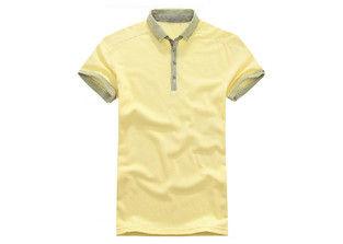 Summer Short Sleeve Cotton Polo Shirts , 4 - Button Placket Boys' Polo Shirt