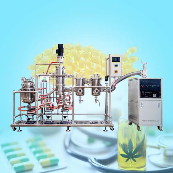 100L Wiped Film Evaporator 316L Stainless Steel Essential Oil Distiller