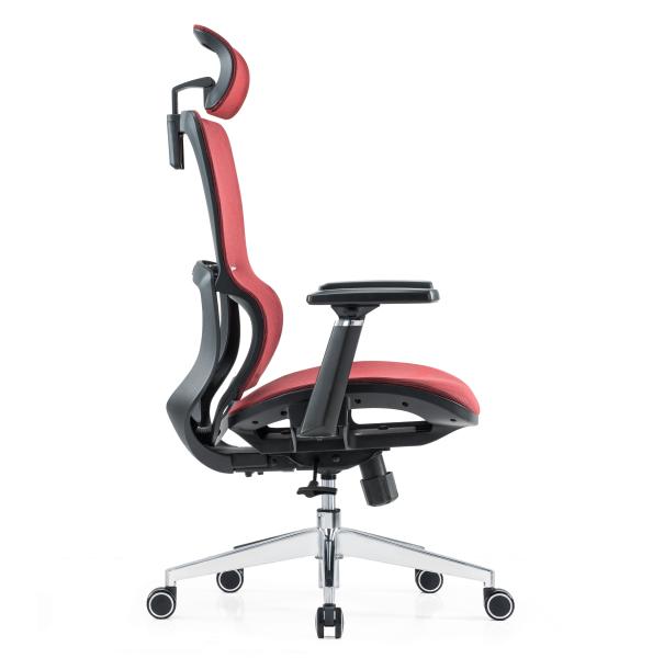 Lumbar Support Full Mesh Luxury Mesh With Headrest Adjustable Fabric Comfort Office Ergonomic Chair