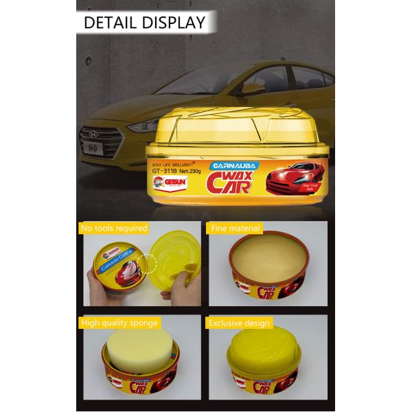 Vehículo Cerámica de Carnauba Cera Reshine Polvo de automóvil metálico a granel