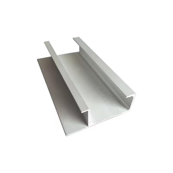 Silver Aluminum Profiles with Customized Width and Wood Grain Painting