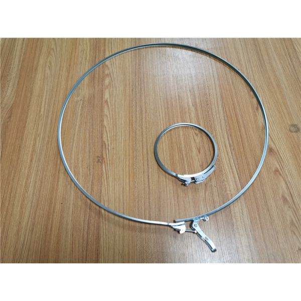 200mm Galvanised Pipe Clamps