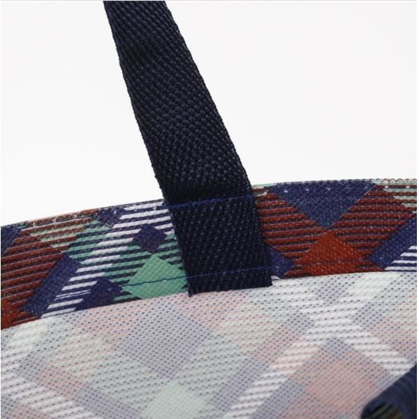 Wholesales Fashion Top Selling white tote Non Woven Bag, Waterproof Duffel Zipper Pouch Folding Non Woven Bag, bagease,