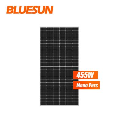 Bluesun 166mm Solar Panel 72 BLUESUN Mono 460W 455W 450W Solar Half Cells Perc Half Cell Panels