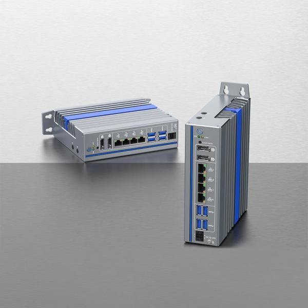 図書タイプ 産業用コンピュータ コア I7 扇風機のないPC Linux 4 Lan ポート 組み込みミニPC