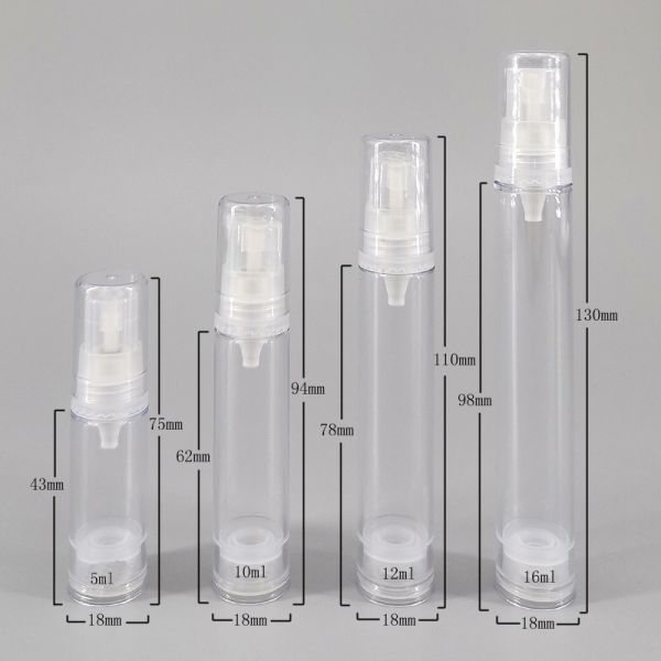 ABS Vacuum 5ml Cosmetic Airless Pump Bottle