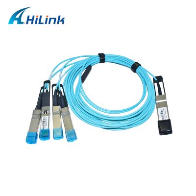 Hilink QSFP100G-4SFP25G-AOC 100G QSFP28 to 4X25G SFP28 ブレイクアウトアクティブ光ケーブル