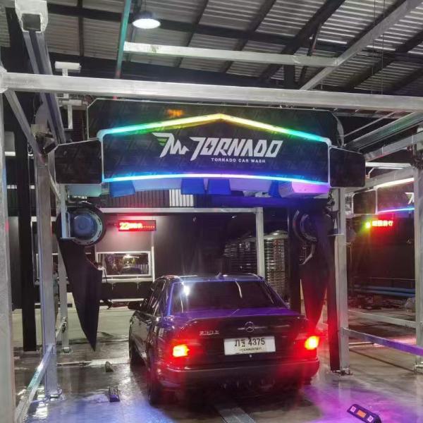 Rollover Car Wash System 304 Stainless Steel Automatic Touchless Car Washing Robotical Touchless Car Wash Equipment
