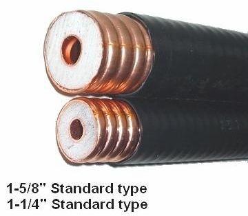 Corrugated Copper RF Coaxial Cable   RF 5/8 Inches  Feeder Cable For Wireless Communication