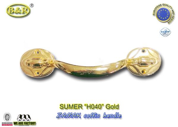 Adult Metal Coffin Handles Antique Brass Antique Copper Gold Finish H040 size 23.5*5 cm