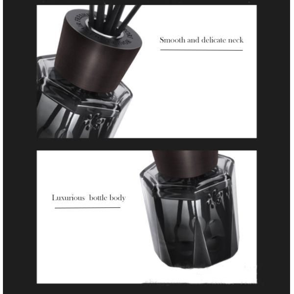 Wood Cap Reed Diffuser Sticks Glass Bottle Custom Fragrant Packaging Box