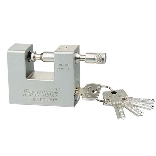 Rarlux70-100mm High Safety Solid Steel Heavy Duty Durable Anti-Theft Key Padlock with Plated Surface
