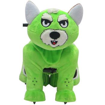 Medium plush electric toy car / small animal plush car / simulation animal car