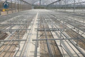 Agriculture Greenhouse Clone Seed Rolling Bench Grow Tables Welded Mesh