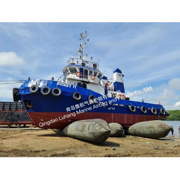 Alto rendimiento 2m x 20m de carga pesada Shipyard Ship Lanzamiento / aterrizaje / elevación / movimiento / airbag de rescate