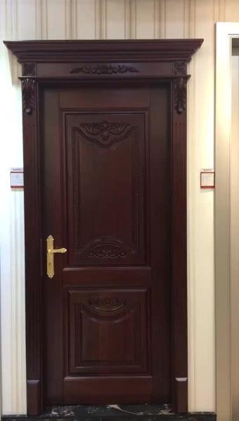 Moisture Proof Solid Mahogany Internal Doors Contemporary 2.1m