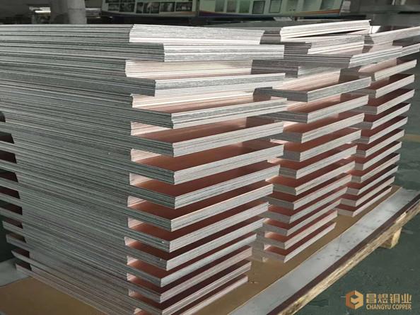 Copper - Aluminum Composite Plate Single Sided Decorative Industries Doors