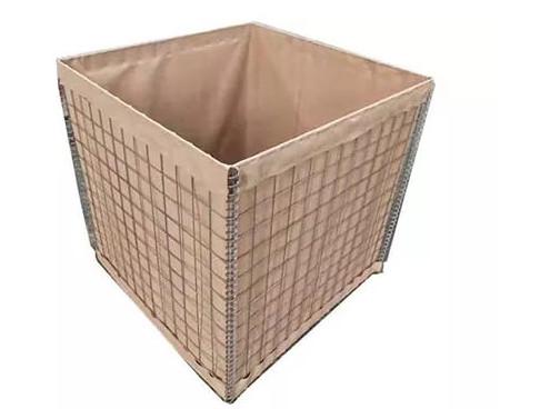A parede galvanizada mergulhada quente 75x75mm da barreira de Hesco soldou a caixa de Gabion à prova de explosões