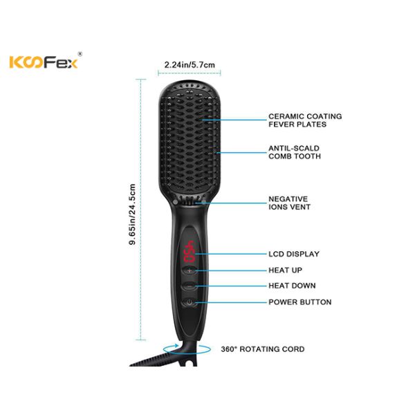 230 волосы нагретые градусами выправляя гребень, Ultralight щетку дизайна горячего воздуха ROHS