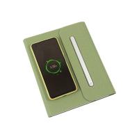 Cuaderno de carga inalámbrico de cuero
