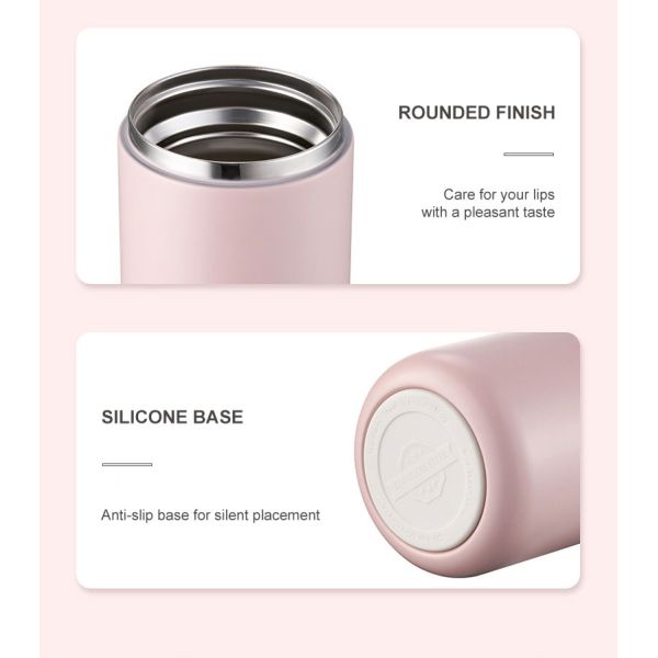 Temperature Display Stainless Steel Insulated Hot Water Bottle WITH LID for All Seasons