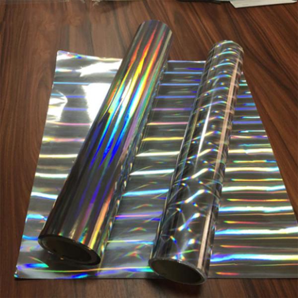 Clear PET Holographic Film 23 Micron for Christmas Gift Box Decoration Packaging