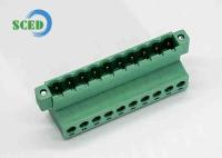 Piège 5,08 mm PCB à un seul niveau PA66 M3 Blocs terminaux branchables pour l'automatisation de contrôle industriel