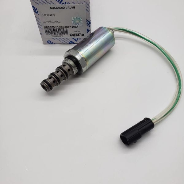 SANY XCMG Solenoid Valve For Hydraulic Pump KDRDE5KR-40C07-203A