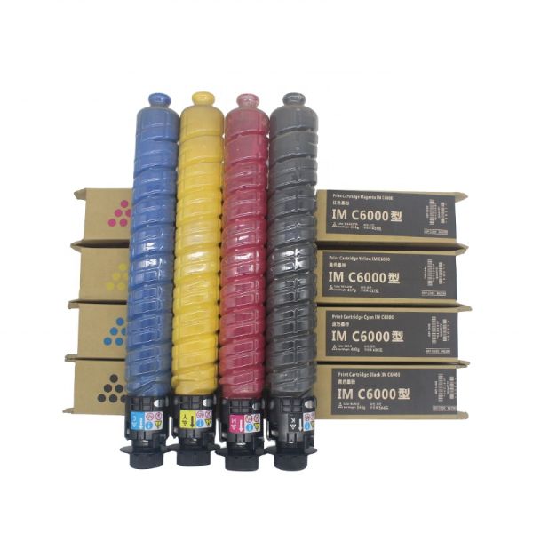 High Quality CMKY Toner Cartridge for Ricoh IMC4500 IMC6000 Copier Printer Spare Parts