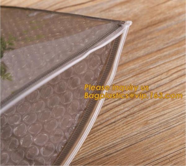 Mini small pouches k bags with slider zip plastic bags zipper bubble mailers with laser film/custom design bagease