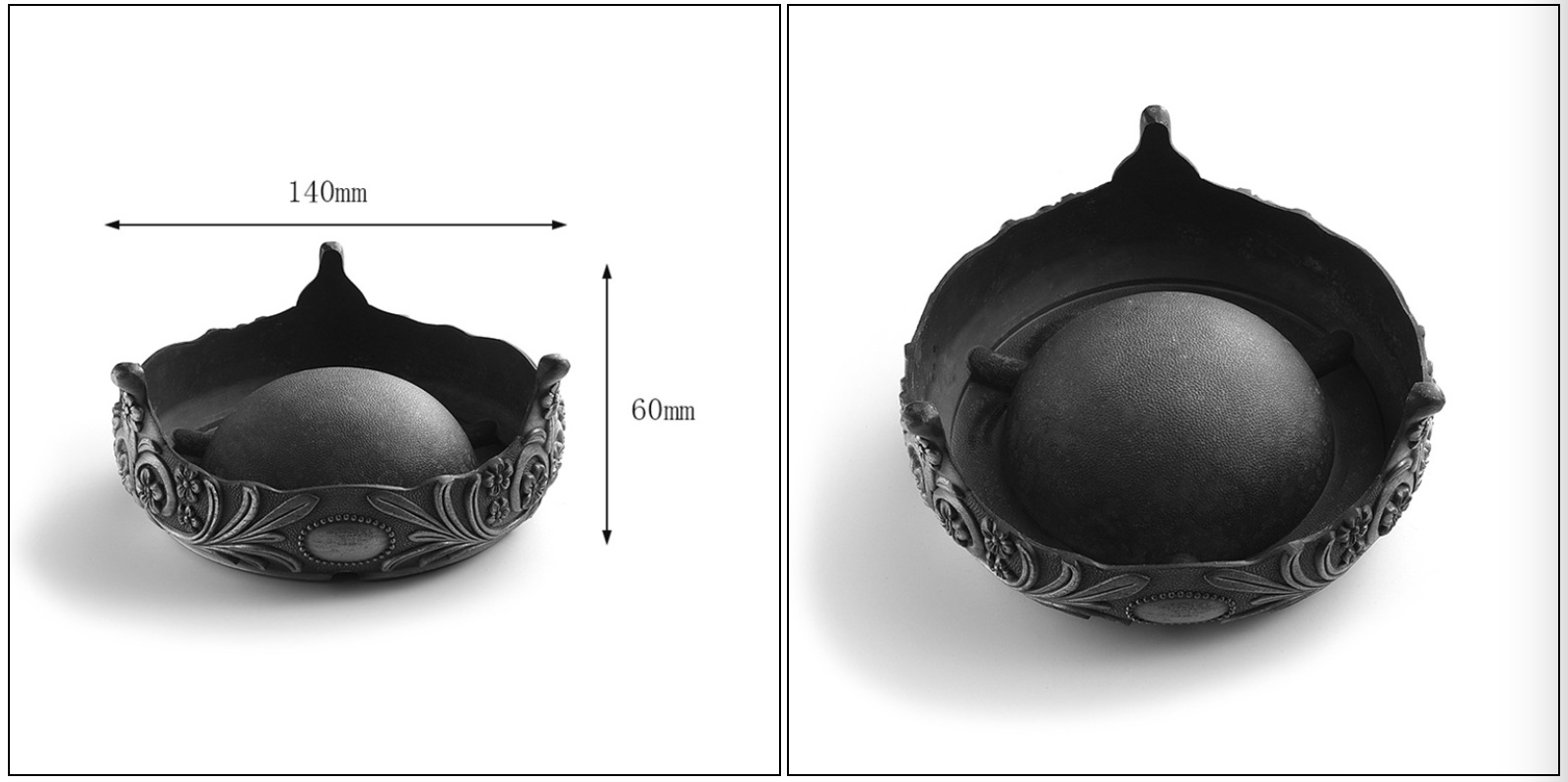 Подгонянный дизайн Censer Ashtray кармана металла высоты 60mm