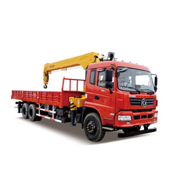 12 Ton Straight Arm Hydraulic Truck Crane For Maximum Lifting Height Of 17.2m