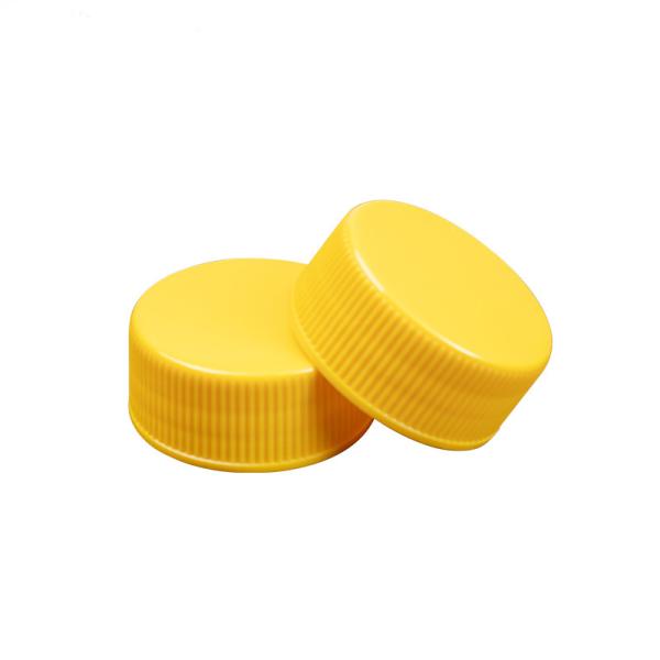 38 MM Pesticide Plastic Bottle Cap Biodegradable Bottle Cap Ribbed Screw Cap