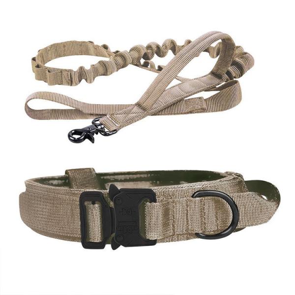 Black Sustainable Nylon Leashes OEM ODM Training Leashes For Puppies