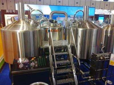 SUS 304 Craft Beer Brewing Equipment 1000L Brewing System With ISO CE Certificated
