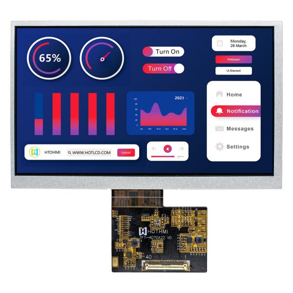 7.0-inch TFT 1024x600 dot matrix LVDS interface color LCD display