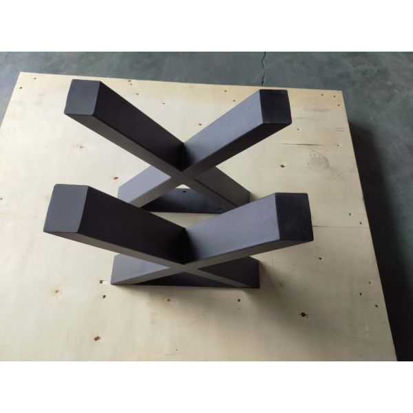 Powder Coated Xshape or Square Shape Leg Metal Dining Table Legs for Furniture Design