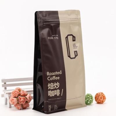 L'emballage écologique de café met en sac la tirette tiennent l'anti oxydation de poche insipide