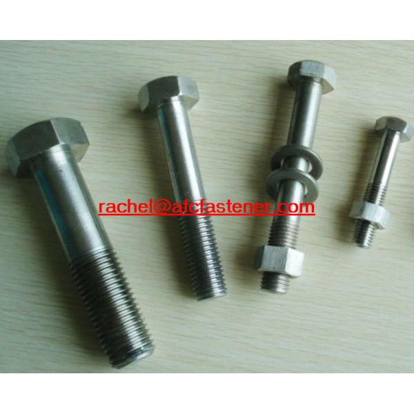 GH3625 Hex bolt GH625 W.Nr 2.4856 NA21 UNS N06625 bolt NiCr22Mo9Nb Inconel625