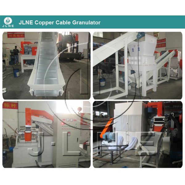 600kg/H Electrical Copper Cable Wire Shredding Separating Plant