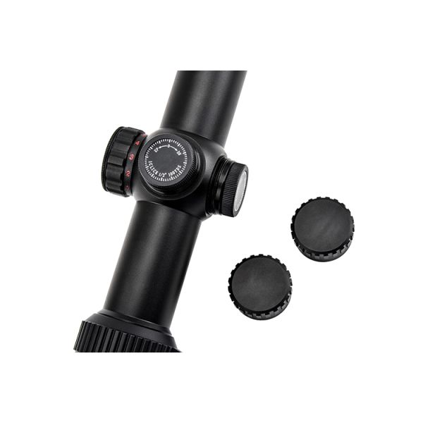 1-4x24 Illuminated Tactical 30mm Tube Glass Reticle Scope with Maximum Output Power 0