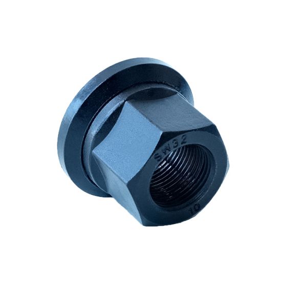 Zinc Plated Truck Nut Covers Black For Repair 35CrMo Material