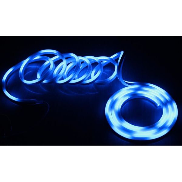 24V плоские WS2811 адресуемые RGB LED неонные гибкие 11x19 мм цифровые неонные канаты