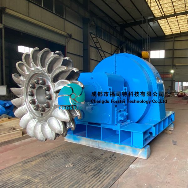 Horizontal Hydro Turbine 100 KW Pelton Wheel Generator