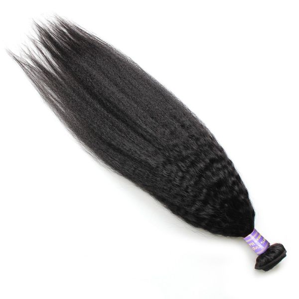 Yaki Straight  Indian Natural Looking Hair Weft 10-30Inch  Cheap Extensions Hair